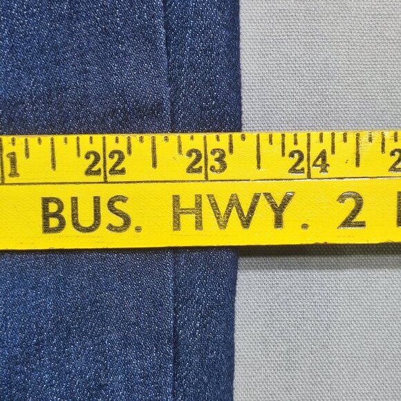 Signature by Levi Strauss Jeans mid-rise straight women's size 22S ink blue - Picture 11 of 14